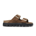 Birkenstock Women's Papillio Arizona Chunky Sandals - Dark Tea Suede