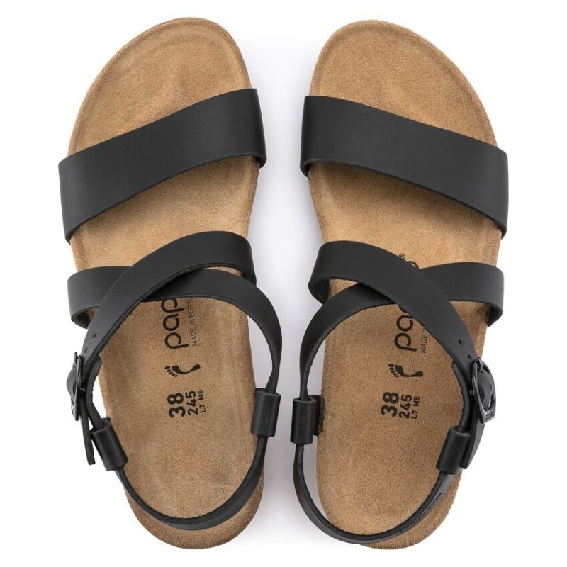 Birkenstock Women's Sibyl Wedge Sandals - Black Leather