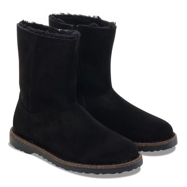 Birkenstock Women's Uppsala Zip Shearling Boot - Black