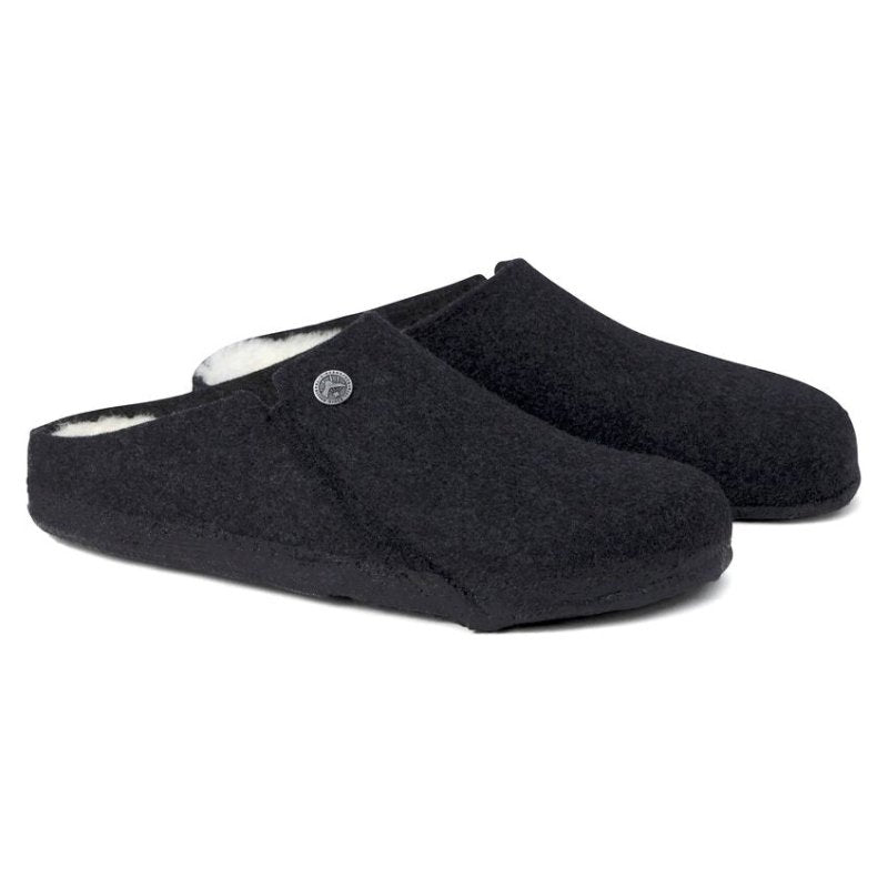 Birkenstock Zermatt Shearling Slippers - Anthracite