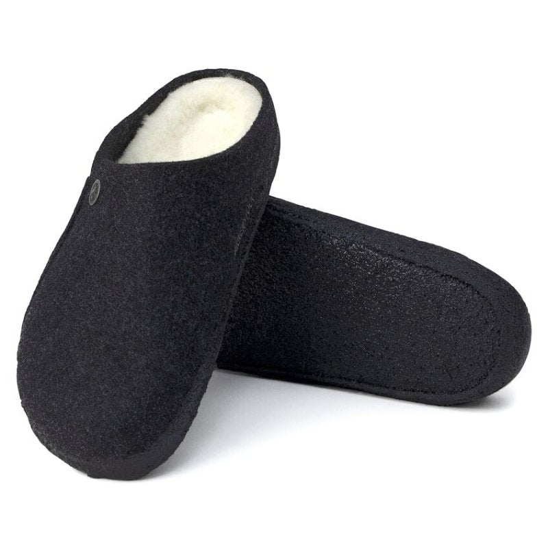 Birkenstock Zermatt Shearling Slippers - Anthracite
