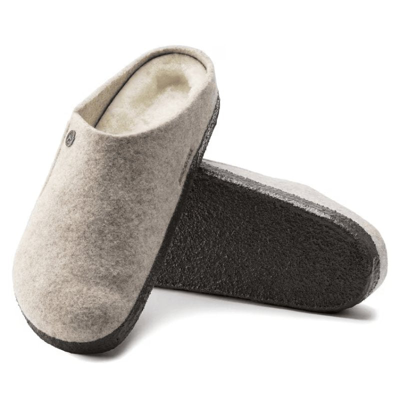 Birkenstock Zermatt Shearling Slippers - Eggnog