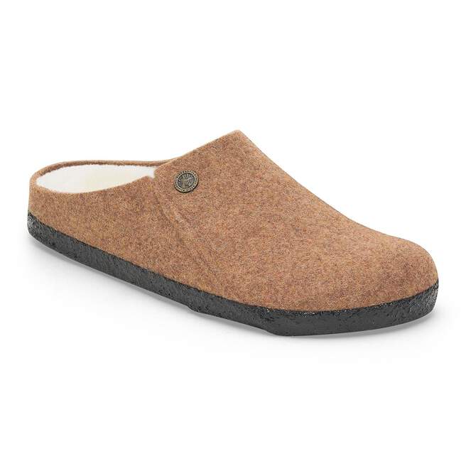 Birkenstock Zermatt Shearling Slippers - Toffee Melange