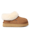 Platinum Platform Ugg Slippers