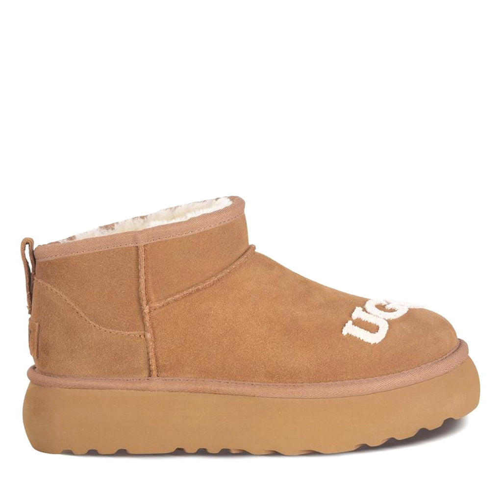 Platform Logo Mini Ugg Boots