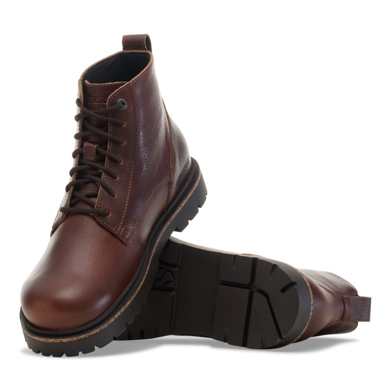 Birkenstock Men's Highwood Lace Mid Boot - Chocolate Leather