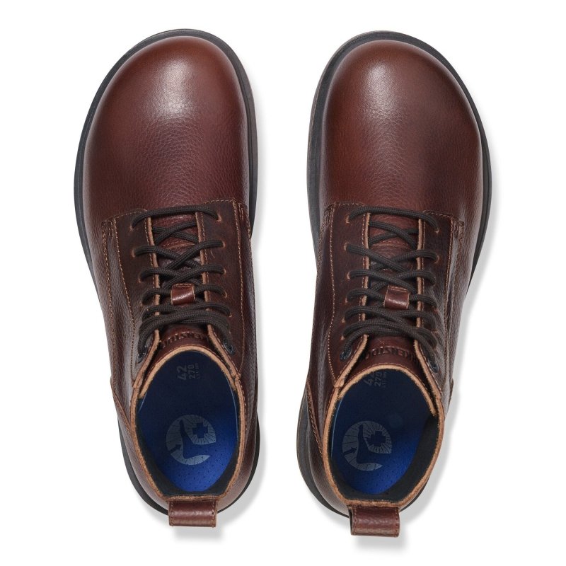 Birkenstock Men's Highwood Lace Mid Boot - Chocolate Leather