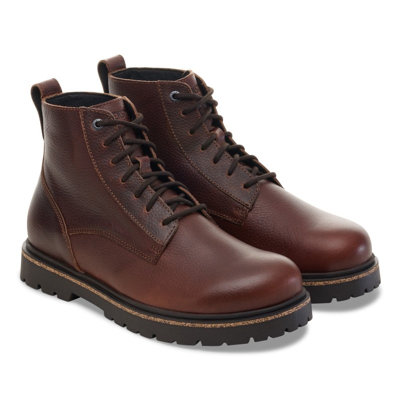Birkenstock Men's Highwood Lace Mid Boot - Chocolate Leather