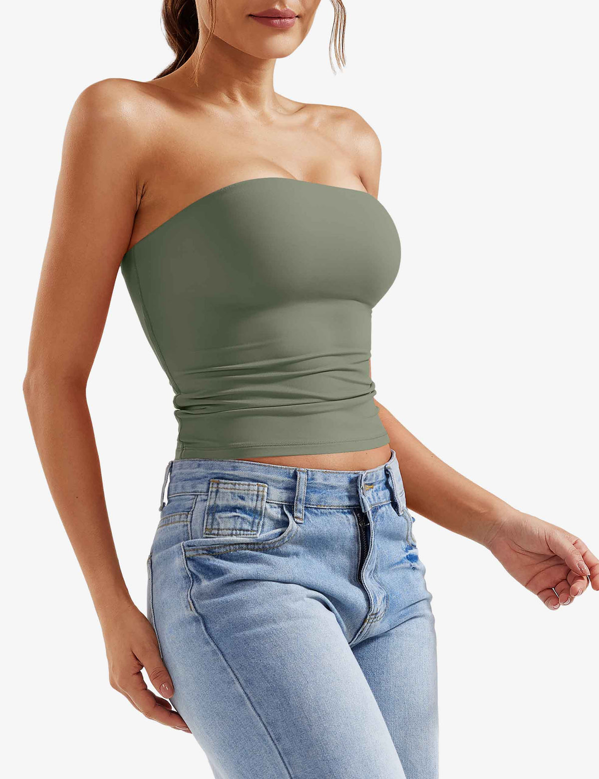 Top a fascia Sophie doppio strato