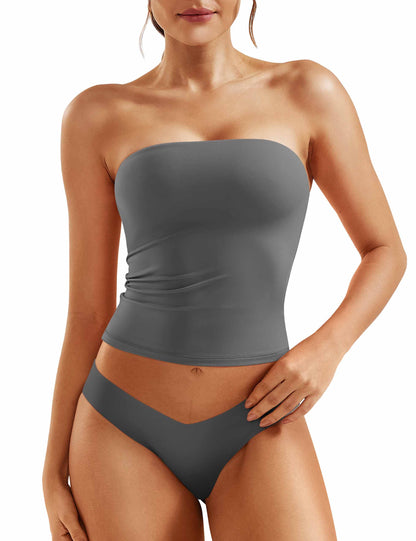 Top a fascia Sophie doppio strato