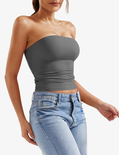 Top a fascia Sophie doppio strato