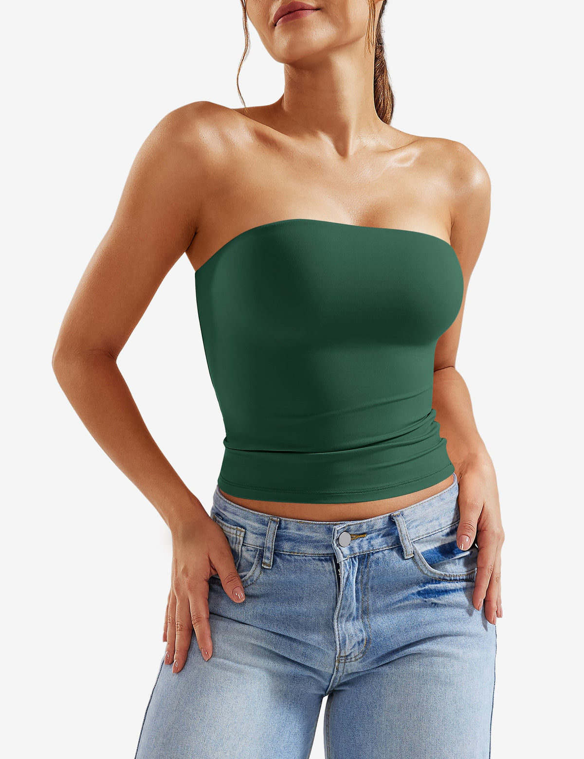 Top a fascia Sophie doppio strato