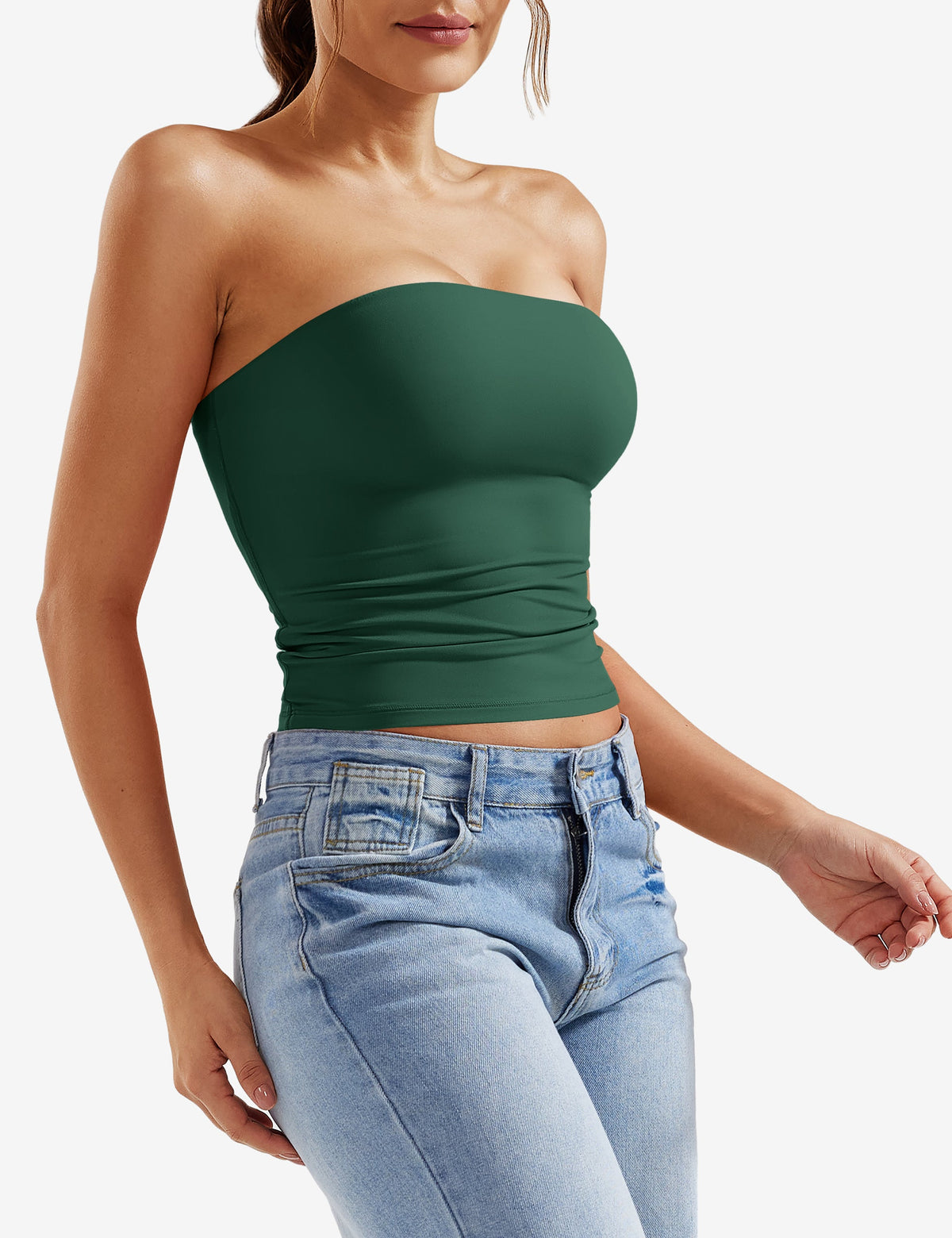 Top a fascia Sophie doppio strato