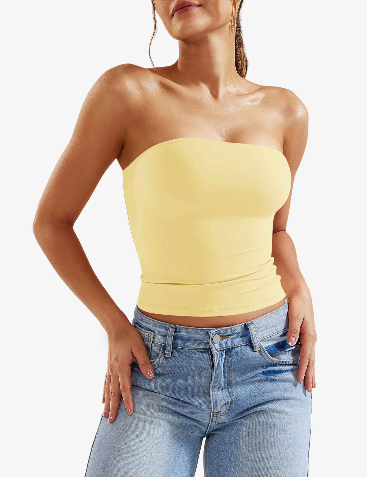 Top a fascia Sophie doppio strato