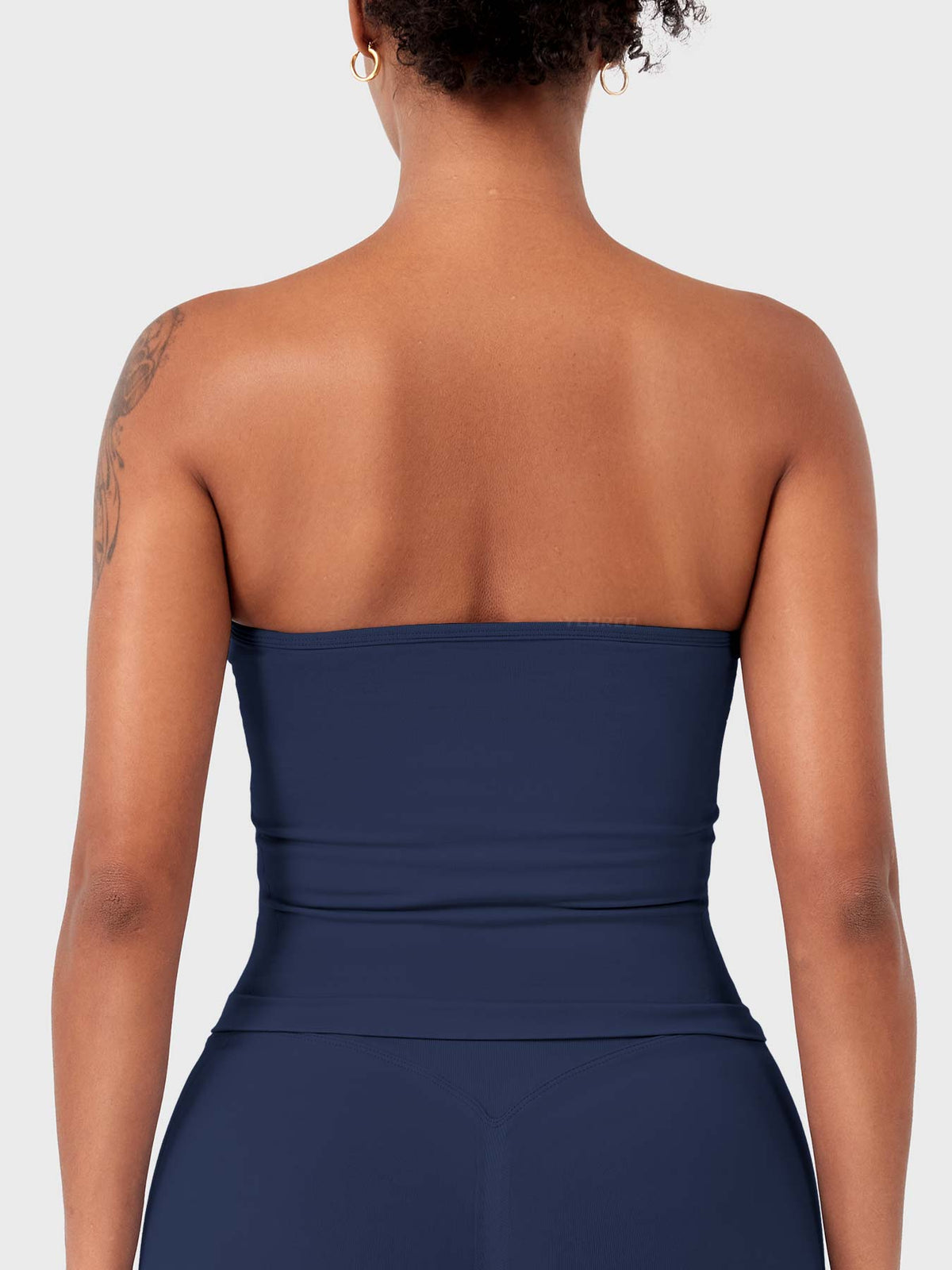 Top a fascia Zannie senza cuciture