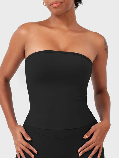 Top a fascia Zannie senza cuciture
