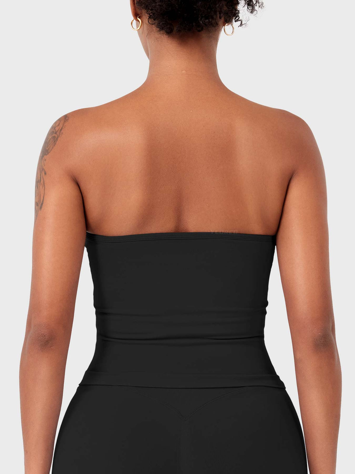 Top a fascia Zannie senza cuciture