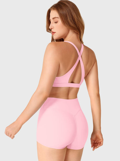 Reggiseno sportivo Wafiya con scollo a V profondo