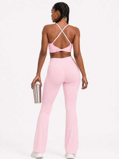 Reggiseno sportivo Wawiay con schiena intrecciata