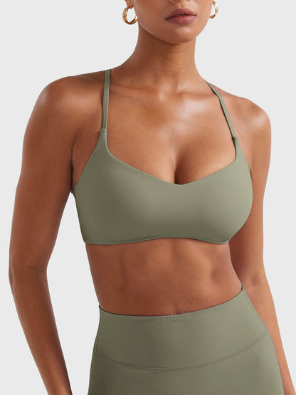 Reggiseno sportivo Paisely con schiena a Y