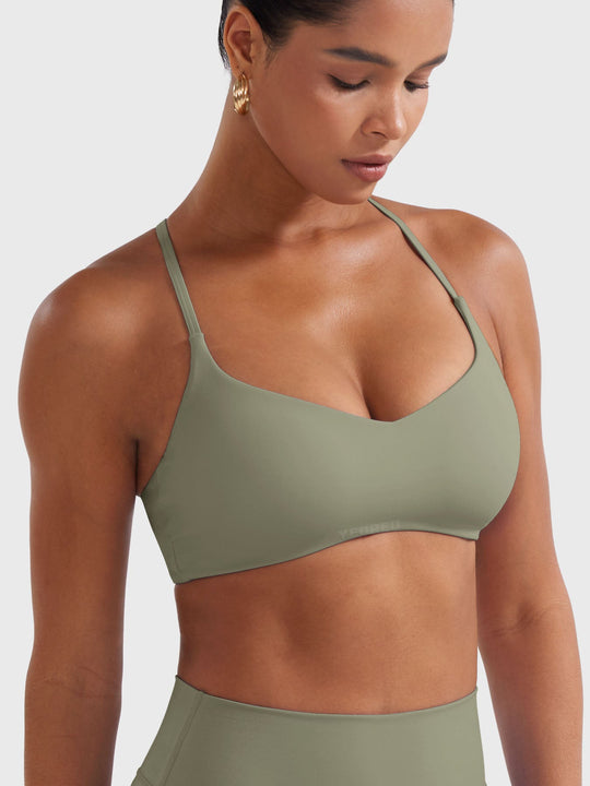 Yeoreo Paisely Y‑Back Sports Bra