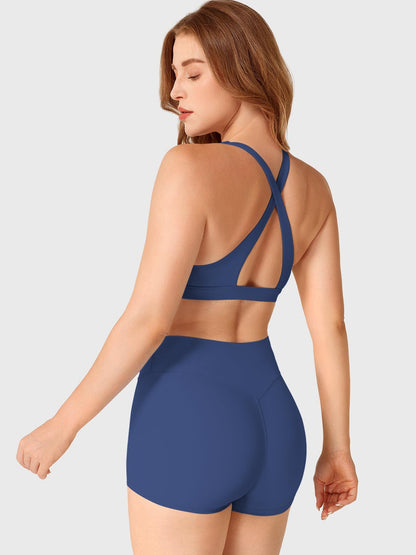 Reggiseno sportivo Wafiya con scollo a V profondo