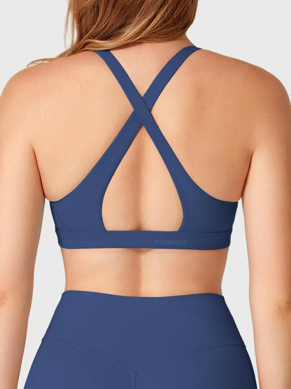 Reggiseno sportivo Wafiya con scollo a V profondo