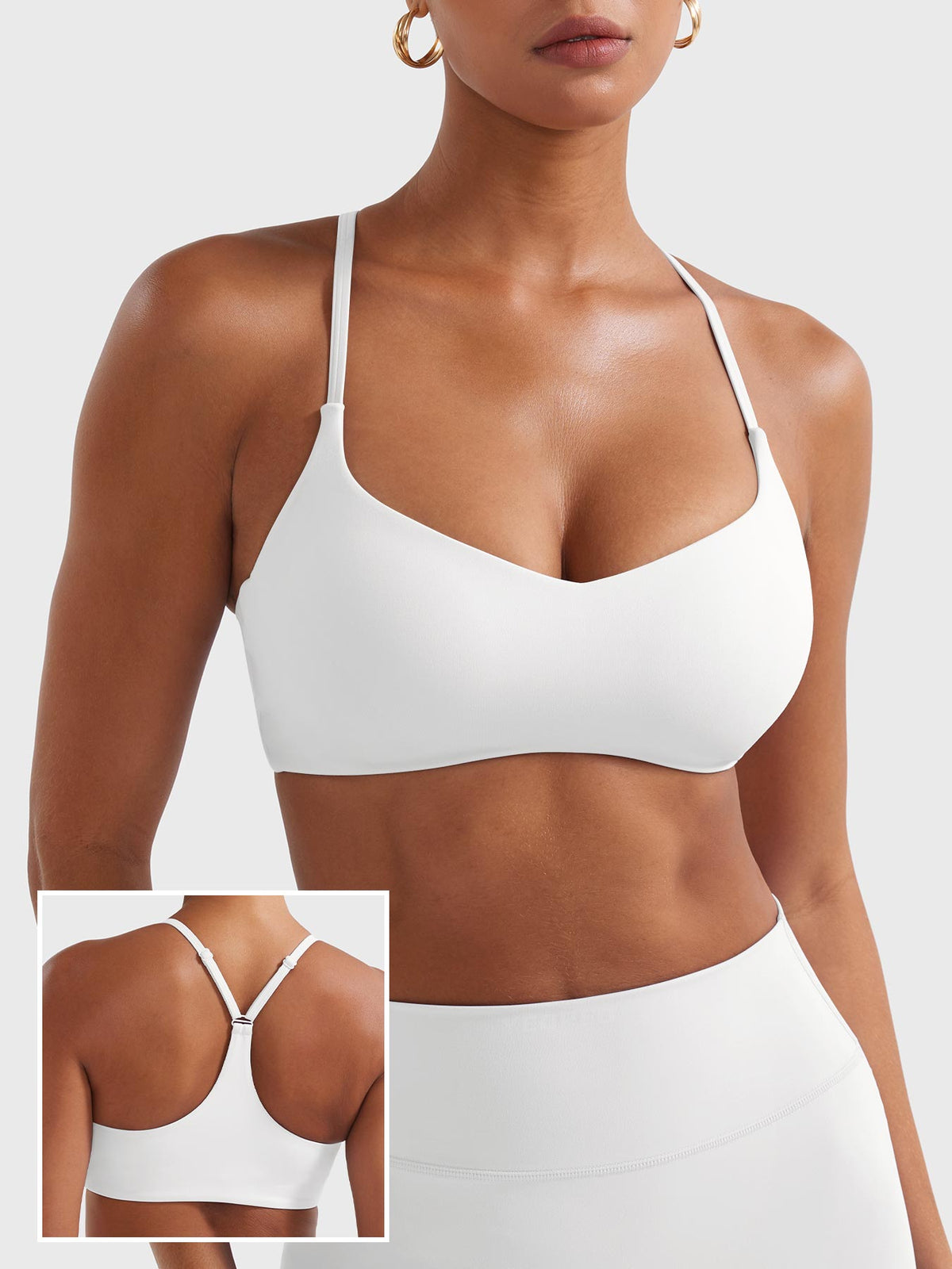 Reggiseno sportivo Paisely con schiena a Y