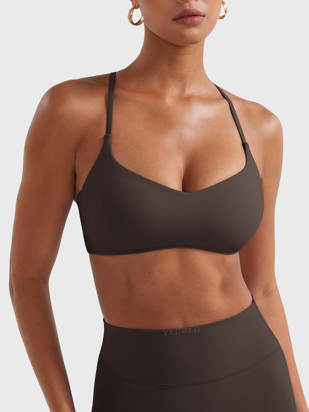 Reggiseno sportivo Paisely con schiena a Y