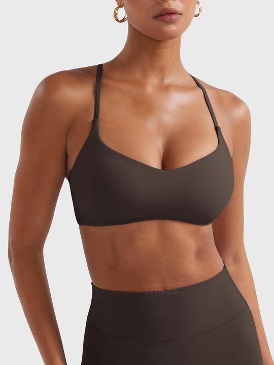 Yeoreo Paisely Y‑Back Sports Bra