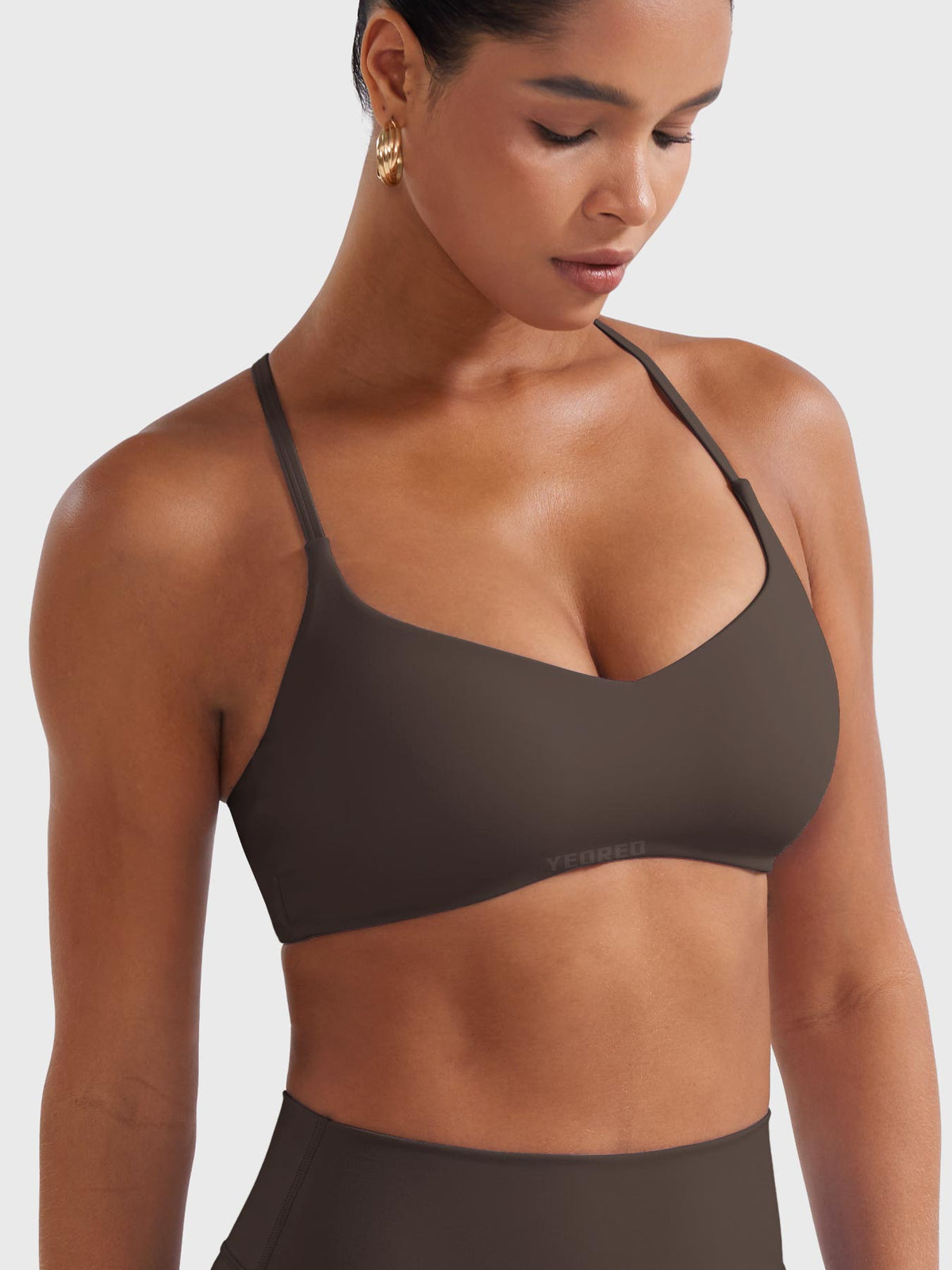 Reggiseno sportivo Paisely con schiena a Y