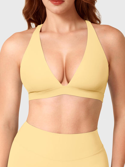 Reggiseno sportivo Wafiya con scollo a V profondo