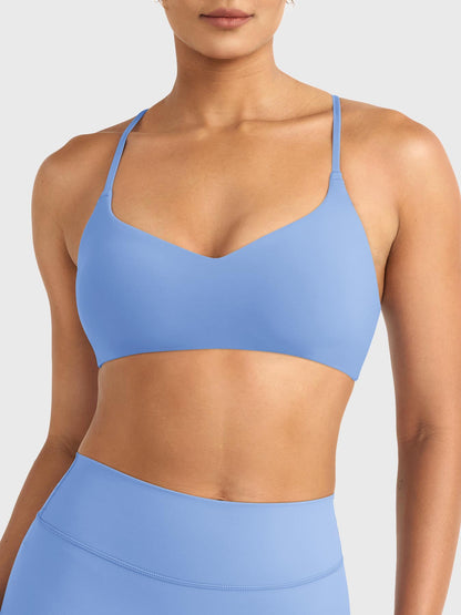 Reggiseno sportivo Wawiay con schiena intrecciata