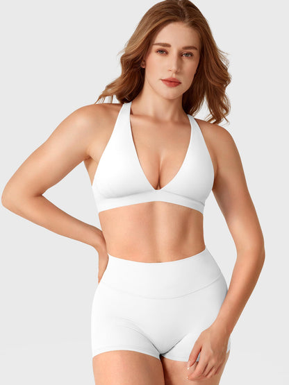 Reggiseno sportivo Wafiya con scollo a V profondo