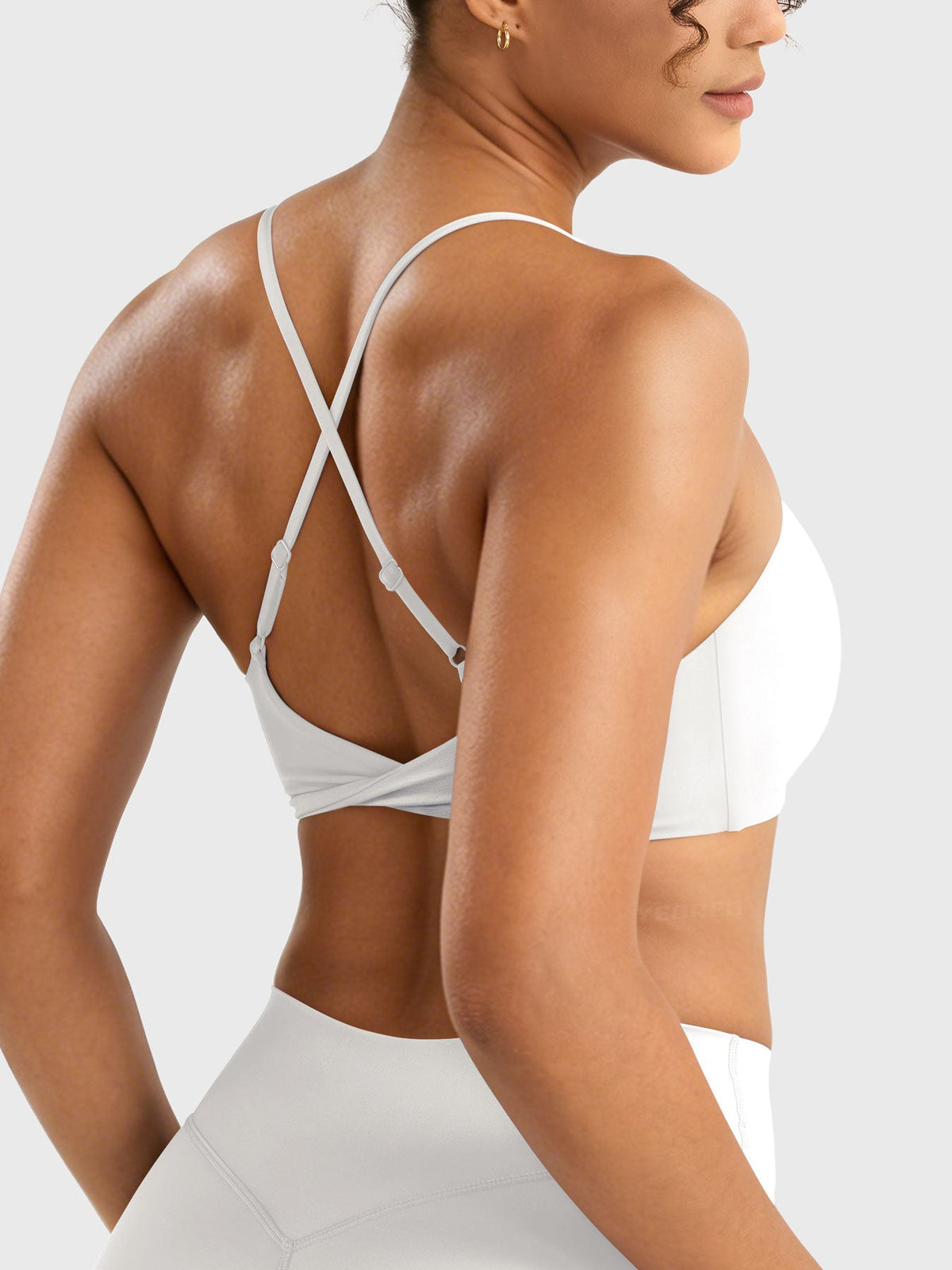 Reggiseno sportivo Wawiay con schiena intrecciata