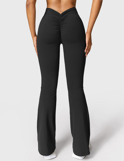 Leggings Daze flare con schiena a V
