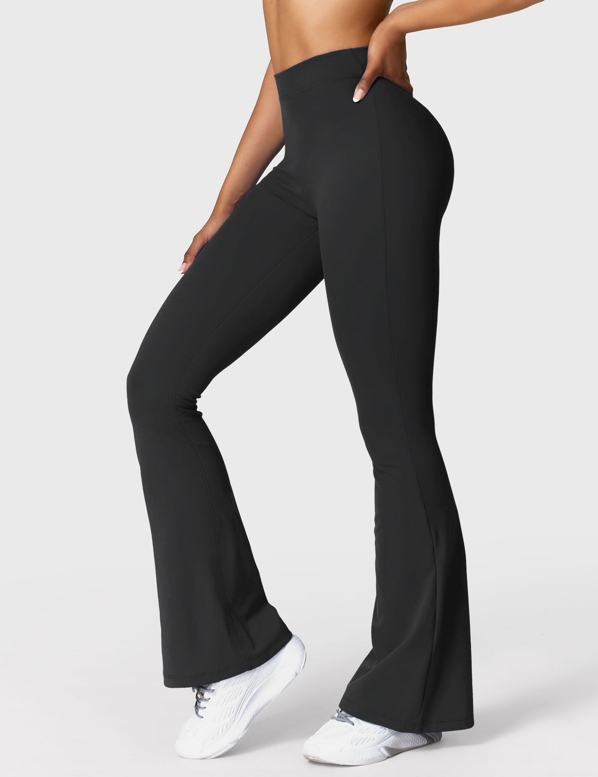 Leggings Daze flare con schiena a V