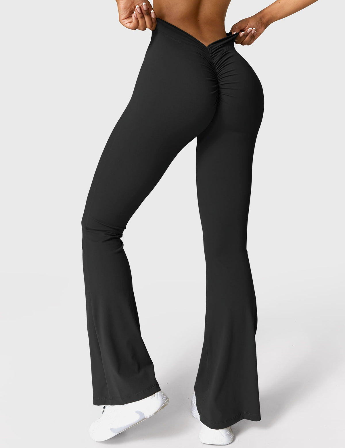 Leggings Daze flare con schiena a V