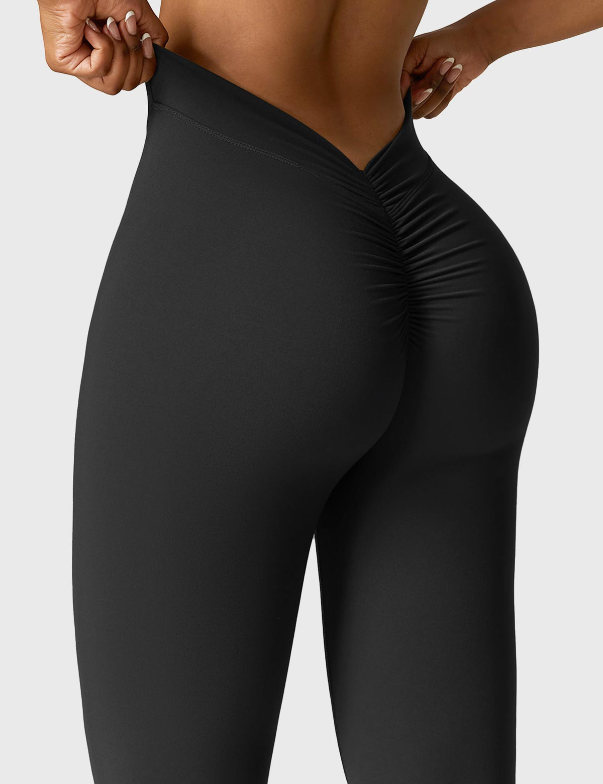 Leggings Daze flare con schiena a V