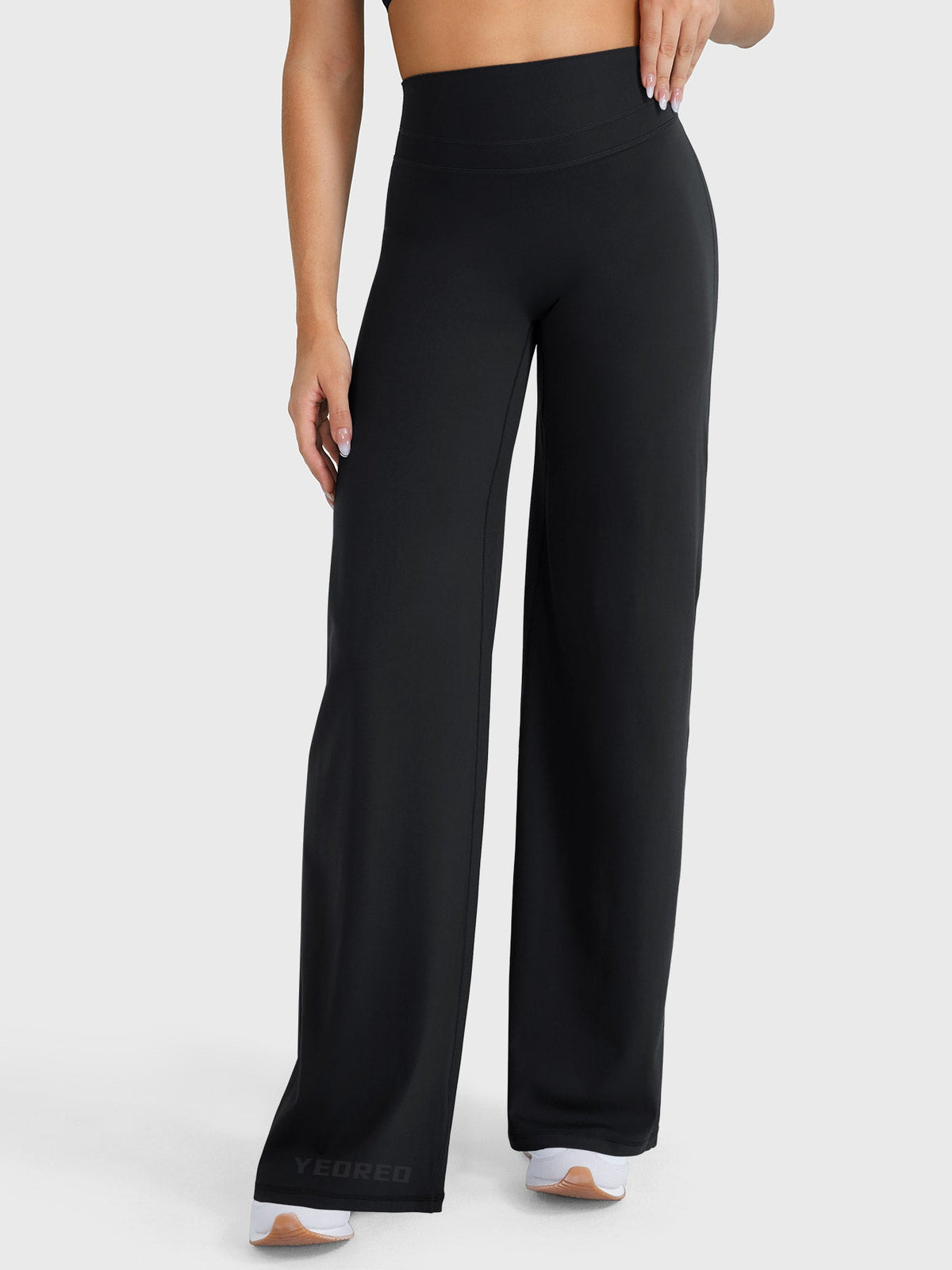 Leggings Emilliy dritti a vita alta 33″