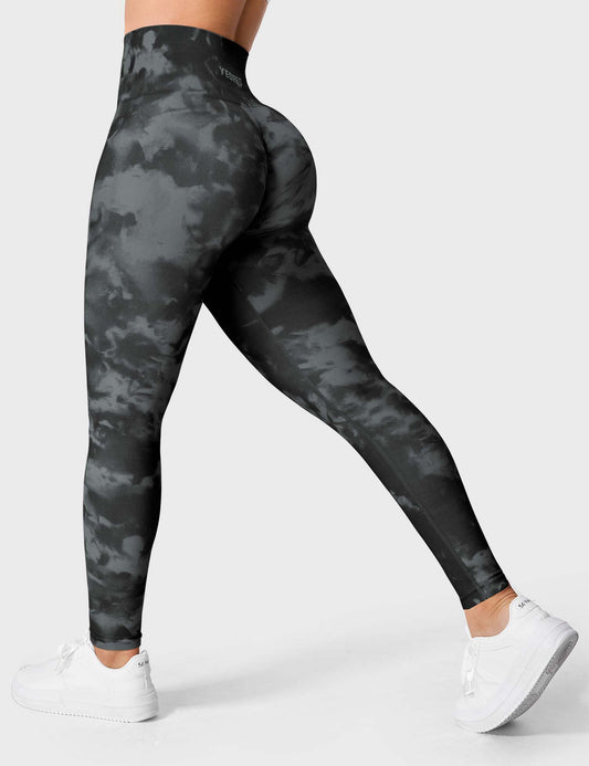 Leggings e shorts Jada senza cuciture stampati