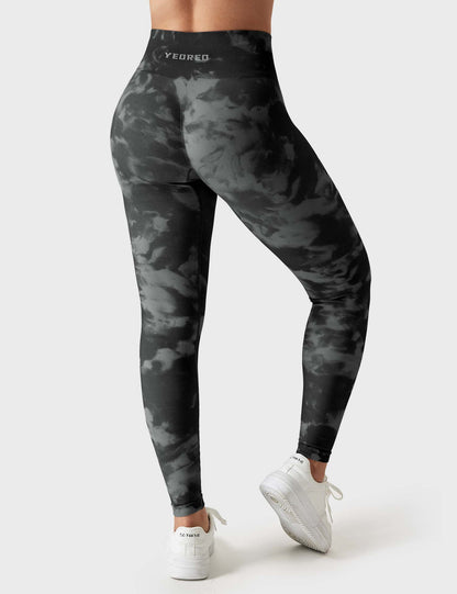 Leggings e shorts Jada senza cuciture stampati
