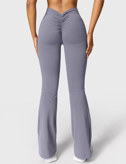 Leggings Daze flare con schiena a V