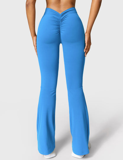 Leggings Daze flare con schiena a V