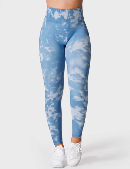 Leggings e shorts Jada senza cuciture stampati
