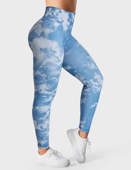 Leggings e shorts Jada senza cuciture stampati