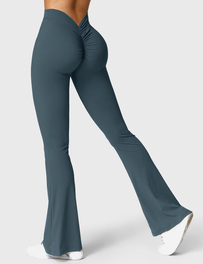 Leggings Daze flare con schiena a V