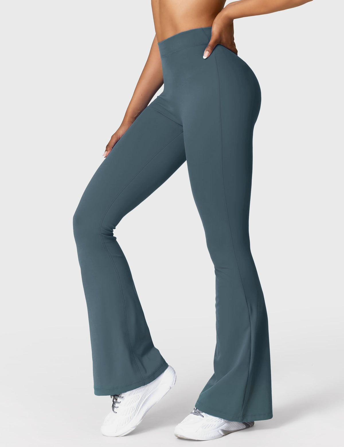 Leggings Daze flare con schiena a V