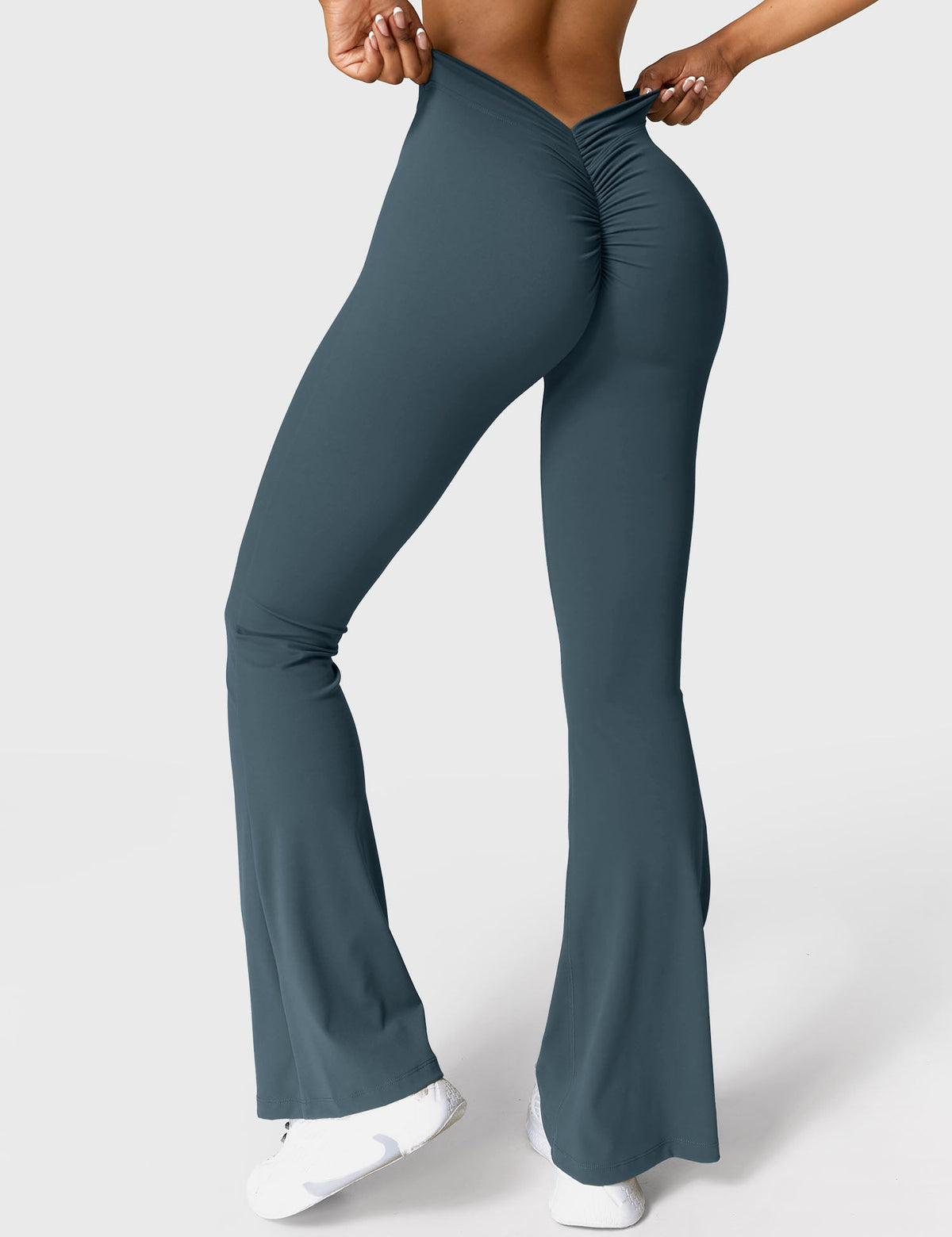 Leggings Daze flare con schiena a V