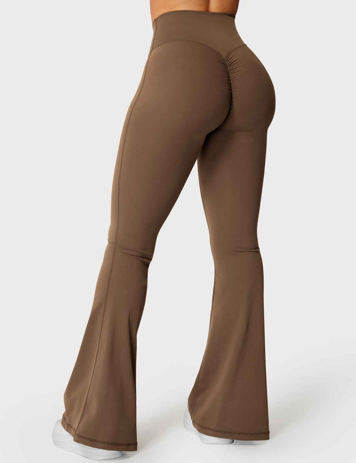 Leggings Kalie flare con vita a V